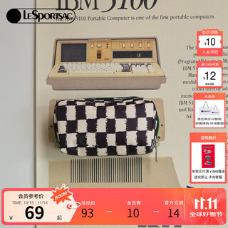 Lesportsac new bag women's bag trendy trendy printed cosmetic bag casual clutch bag for girls gifts checkerboard