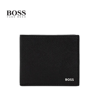 Boss light luxury men's zair wallet black one size