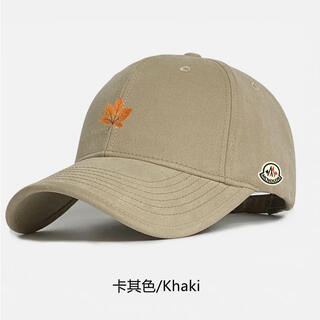 Mongolian piano new style for men and women, fashionable and versatile casual baseball cap with face, small peaked cap, breathable, sporty, loose, versatile and warm, khaki color adjustable