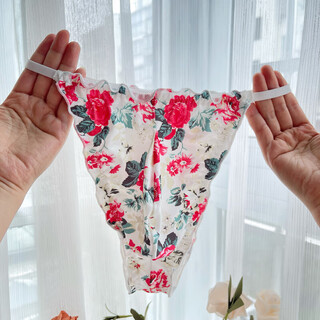 Men's printed thong sexy stretchy comfortable pure lust underwear feminine men's wear with pouch honghua m recommended 90-110jin jin is equal to about 0.5 kg