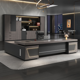 Senyu office furniture desk boss desk simple office furniture modern executive desk manager desk president desk supervisor desk staff desk 1.6 meters without side cabinet (to downstairs)