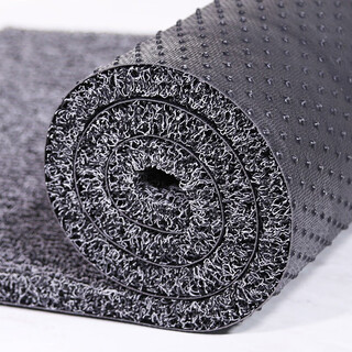 Diyin entrance door floor mat, door mat, wire ring door mat, door mat, anti-slip mat, thickened black and gray 60*90cm