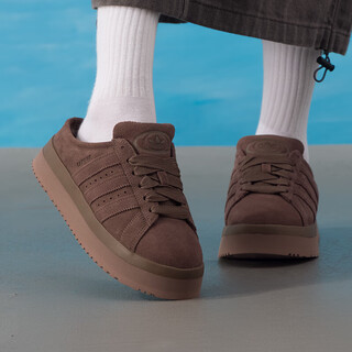 Adidas (adidas) clover women's shoes 2025 winter new campus 00s wtr sneakers jr3731 rock deep earth brown/shadow brown|jr3731 37