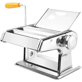 Yusenyi quality noodle machine household noodle press manual stainless steel small multi-function rolling machine dumplings and wontons two knives thickened labor-saving upgrade (collect and free 10-piece set) true color