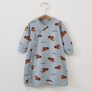 Yeehoo official store autumn and winter new purchase products baby sleeping bag, spring and autumn, pure cotton pajamas, baby pajamas, elephant 66 cm