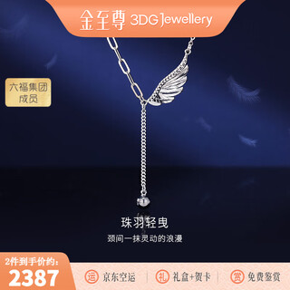 Jinzhizun (3dg jewelery) platinum necklace jingyu light diarrhea hollow feather pt950 chain set as a birthday gift for girlfriend price: gold weight 3.81 grams (including labor costs 414 yuan)