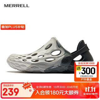 Merrell sports outdoor hydro moc venom creek shoes men's croc shoes breathable and lightweight j004119 black gray 44