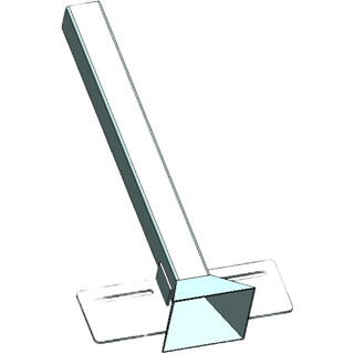 Yi yonghong Приемник Направляющий стержень Сварные детали из нержавеющей стали 600 * 40 (для te)