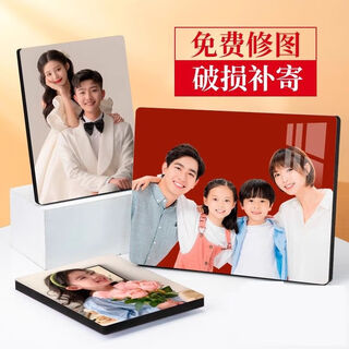 Fantasy wedding photo frame hanging wall customized family portrait enlarged wall hanging living room bedroom no-punch photo frame combination 4k ultra-clear crystal covered 4k ultra-clear 48 inches 120x60 cm