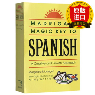 Genuine english original madrigal's magic key to spanish spanish creative learning magic weapon imported english original book full english version