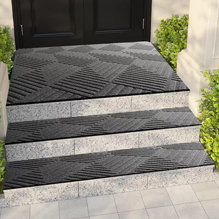 Yusenyi winter stair anti-slip mat for snowy days door anti-slip room outdoor special stair step mat anti-freeze cover tidal gray countertop mat 60x90cm