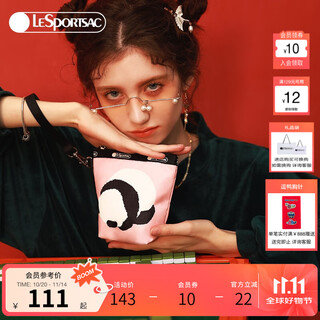 Lesportsac new style bags for women panda series hand-held coin key bags for girls as gifts pink panda