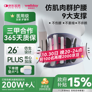 Wellday medical grade lumbar support belt support xxl upgrade wp01b after disc herniation and lumbar muscle strain surgery