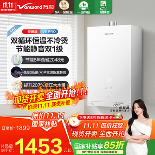 Wanhe first-class constant temperature first-class silent first-class energy-saving dual-cycle household natural gas water heater gas v6 pro lower-mounted fan double booster frequency conversion water servo trade-in