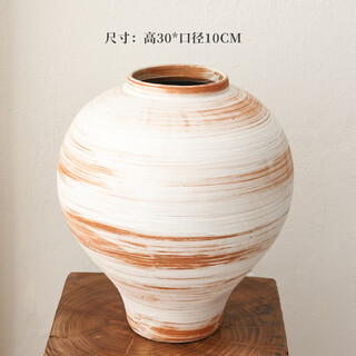 Penusen small white fruit, black tallow fruit, natural branches, dried flowers bouquet, dried branches, wabi-sabi style vase, flower arrangement decoration, high sense real flower, mud pattern vase