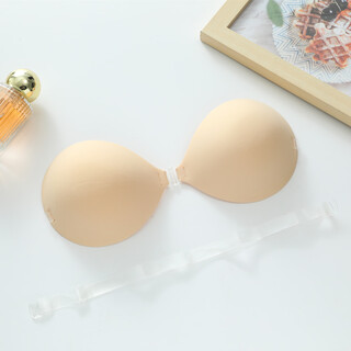 Breast stickers, seamless enlarged silicone bra, thick invisible bra, small breast push-up underwear, women's small breast push-up, large breast breast stickers, skin color a