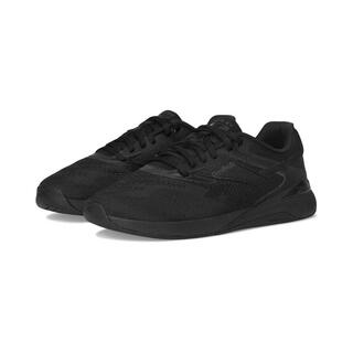 Reebok women's training shoes, cushioning support, flexible fit, wear-resistant, non-slip, lightweight design, black mesh upper black/grey 5 40.5