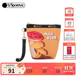 Lesportsac new trendy series trendy animal small coin purse storage clutch bag for girls gifts red umbrella umbrella