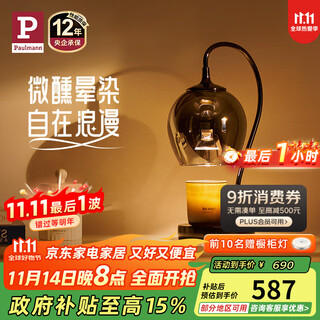 Paulmann p german paulmann melting candle lamp household mobile melting wax lamp without open flame birthday gift decorative table lamp