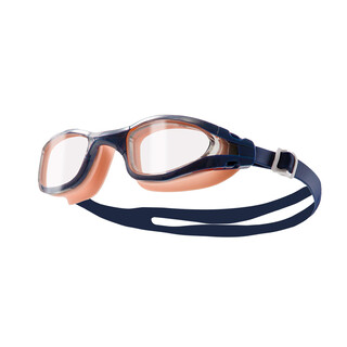 Zoke waterproof anti-fog swimming goggles hd unisex swimming goggles adult large frame training racing swimming goggles for women sea blue pink_5 flat light