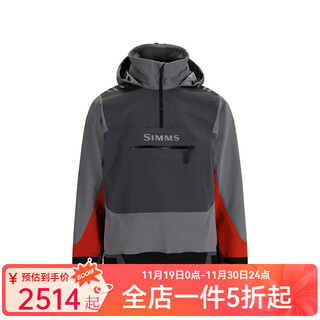 Simms 25 models of splash cast assault jacket 13574 fishing suit, windproof, rainproof and warm fishing suit 25 models of pg-13574-splash assault jacket m