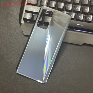 Original for realme gt neo2 glass back cover, realme gtneo2 back shell, mobile phone battery cover, gtneo2 shadow black glass back cover/casing