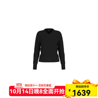 Guess women's sweater, warm and slim, black long-sleeved, daily commuting, simple, fashionable and versatile, new style sweater, black, one size fits all | it s