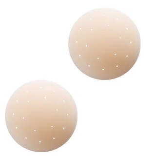 Breathable bra pads, thin, sweat-proof and bump-proof silicone summer invisible bra pads, seamless and top-up support, skin color 8cm 1 pair