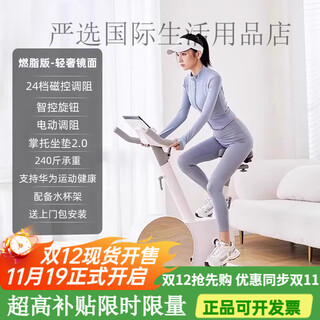 You mei chitu spinning bike home intelligent fitness magnetic control super silent indoor fitness equipment sports fat burning version - one year spax member - 24-speed magnetic control adjustment