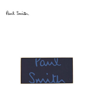 Paul smith fw22 light luxury men's banknote clips wallet blue one size