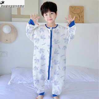 Chuangjingyi chooses anti-kick quilt autumn and winter children's sleeping bag autumn and winter ultraman three-layer quilted anti-kick quilt for boys and older children spring and autumn treasure floral cerro 100_12 size height 95-105cm