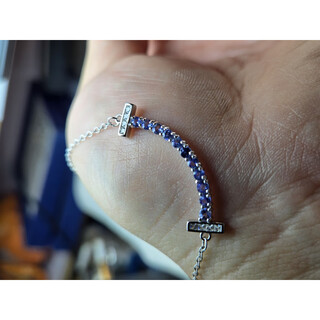 Eternal leaf silver inlaid pendant chain live broadcast tanzanite smile integrated fine craftsmanship