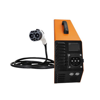 Litian new energy vehicle seven-hole ac to nine-hole dc portable 7kw charging gun 220v slow charging to fast charging household 7-hole to 9-hole dc charging gun - plug and charge