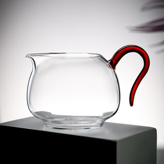 Heqi lanyu gongdao cup glass high-end xiaoyue tea sea amber kung fu tea set household pure handmade heat-resistant tea divider