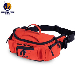 Alien snail monster park motorcycle riding waist bag men's leisure motorcycle long-distance highway commuting motorcycle equipment storage bag women's orange