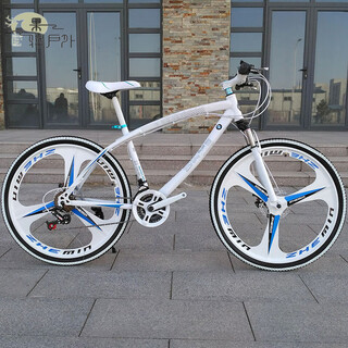 Tlxt german imported quality carbon fiber jiian special carbon fiber bwm ultra-light mountain bike for men and women, three-knife wheel - white, 26 inches, 21 speed