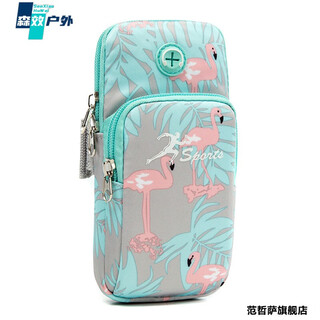 Kaooseen japan imported quality sports mobile phone bag arm bag running mobile phone bag arm bag women's sports mobile phone arm bag light and thin b082 moonlight small size