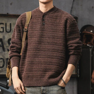 Ax armani american sweater men's winter warm pullover bottoming sweater high-end handsome henry collar jacket hua ka weighs 850 grams m 110-130 jin jin is equal to 0.5 kg