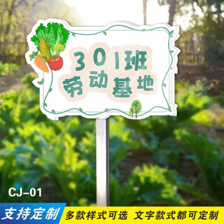 Vegetable introduction vegetable garden vegetable patch vegetable signage vegetable variety display board introduction complete vegetable and fruit introduction 20x30cm (smaller size) 01 type + free stainless steel pole and screws
