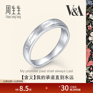 Chow sang sang diamond platinum ring museum couple ring proposal and marriage 40097r 19 circles