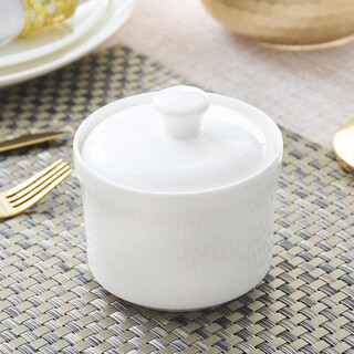 Red peony bone china water-proof stew pot ceramic with lid bowl single bird's nest pure white soup cup for home use steamed egg soup pure white stew cup single pack 300ml