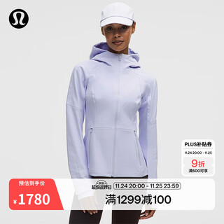 Lululemon丨cross chill women's sports jacket lw4cegs serenity blue m
