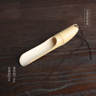 Kaooseen handmade tea spoon bamboo tea ceremony accessories teaspoon tea shovel throwing tea kung fu tea set tea art tea ceremony six gentlemen chinese knot bamboo tea ceremony
