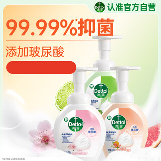 Foam hand sanitizer antibacterial hyaluronic acid 250ml*3 (grapefruit + lime + floral fragrance)