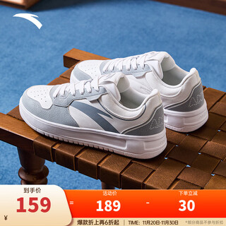 Anta easy sneakers men's shoes winter breathable thick-soled white shoes pure white casual shoes light sports shoes for men easy 1 pure white/fog gray-5 41