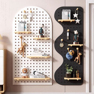 Wen shiou sewing machine thread rack hole board hole board custom entrance wall storage rack wall solid wood hanging board entry partition more size customization-contact customer service