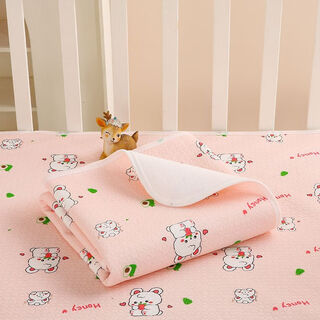 10,000 positive reviews pure cotton type a diaper pad waterproof and leakproof washable breathable diaper pad for menstruation pad pink rabbit type a antibacterial pure cotton + leakproof and easy to wash 50x70cm one pack