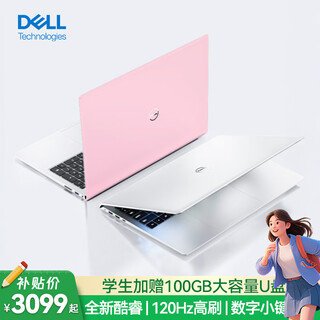 Dell (dell) laptop inspiron 15pro 3530 15.6-inch pink 13th generation core thin and light notebook business office student home all-round ultrabook laptop inspiron 15pro thin and light notebook 15.6 inches entertainment office six-core core