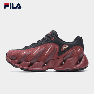 Fila v-toe shoes | yiyang qianxi anniversary model ruiyihong vetta smart cool dad shoes 2026 new shoes women burgundy/black-wb 39