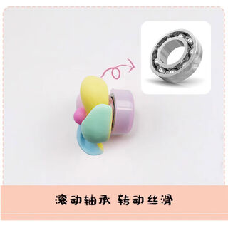 Litian electric vehicle decorative gadgets cute little windmill bicycle modified rearview mirror decorations battery car small ornaments rotating small windmill 1 pack random colors - free traceless glue